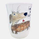 Tacsis kerámia bögre vicces felirattal