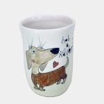 Tacsis kerámia bögre vicces felirattal