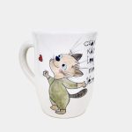 Cicás kerámia bögre 3 dl-es