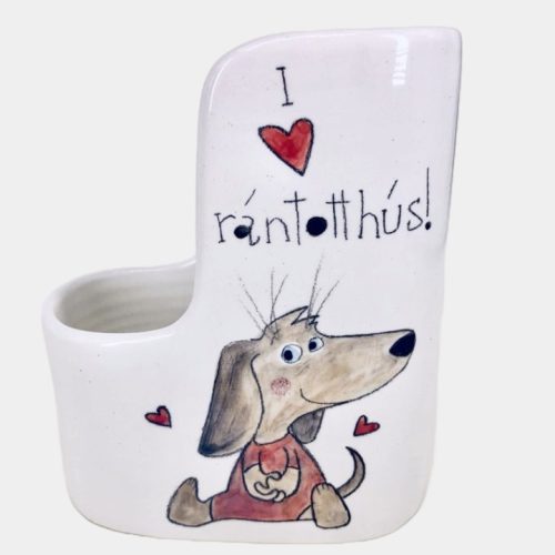 Tacsis fakanáltartó - I love rántotthús!