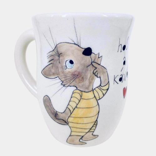 Cicás kerámia bögre 2 dl-es