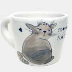 Cicás cappuccino csésze kézműves kerámia