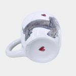 Tacsis cappuccino kézműves kerámia