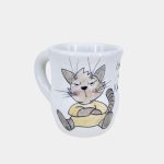 Cicás espresso csésze kézműves kerámia