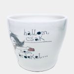 Csajos kerámia bögre fél literes