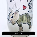 Fakanáltartó egyedi felirattal