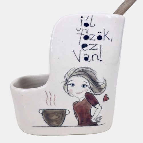 Csajos fakanáltartó - jól főzök, ez van!