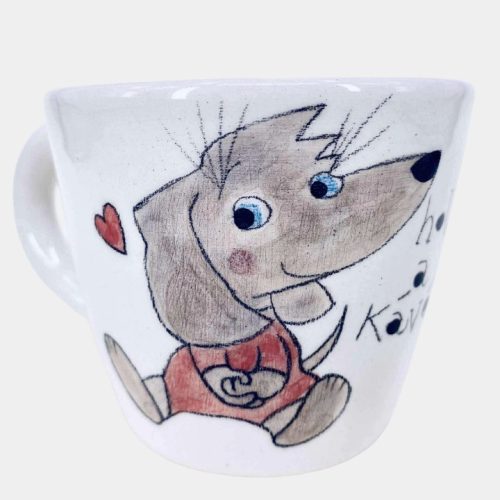 Tacsis kerámia csésze vicces felirattal