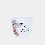 Tacsis kerámia csésze vicces felirattal