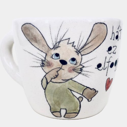 Nyuszis cappuccino csésze - hát ez elfogyott...