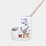 Nyuszis fakanáltartó - majd én tudom, jó?