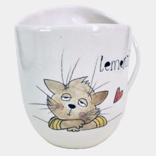 Cicás jobbkezes bögre - lemerültem...