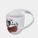 Tacsis bögre jobbkezes fogantyúval