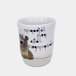 Macis bögre kézműves kerámia vicces felirattal