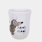 Tacsis bögre kézműves kerámia