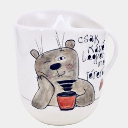Macis kerámia bögre vicces felirattal