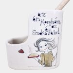 Csajos fakanáltartó - az én konyhám, az én szokásaim!