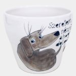 Tacsis kerámia bögre fél literes