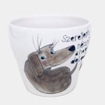 Tacsis kerámia bögre fél literes