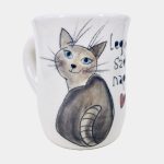 Cicás espresso csésze kézműves kerámia