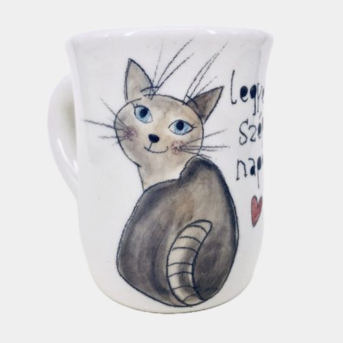 Cicás espresso csésze kézműves kerámia