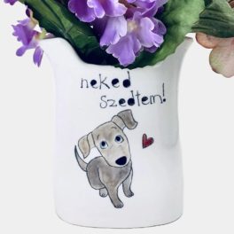 Kutyás váza - neked szedtem!