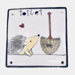 Sünis ajtótábla - toilet