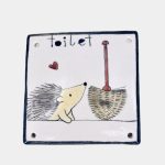 Sünis ajtótábla - toilet