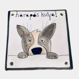Kutyás ajtótábla - harapós kutya!