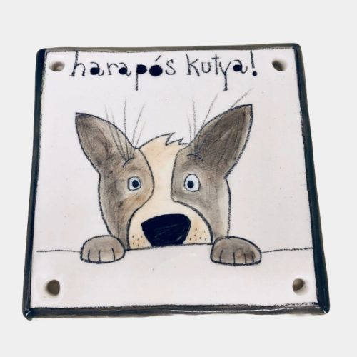Kutyás ajtótábla - harapós kutya!