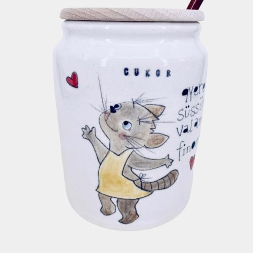 Cicás cukortartó - gyere! süssünk valami finomat!