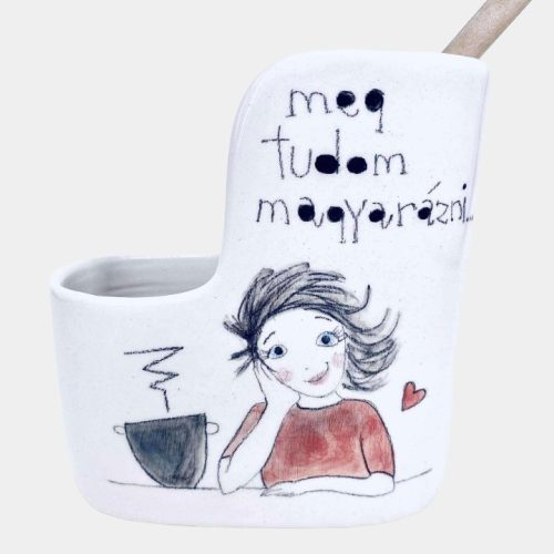 Csajos fakanáltartó - meg tudom magyarázni...