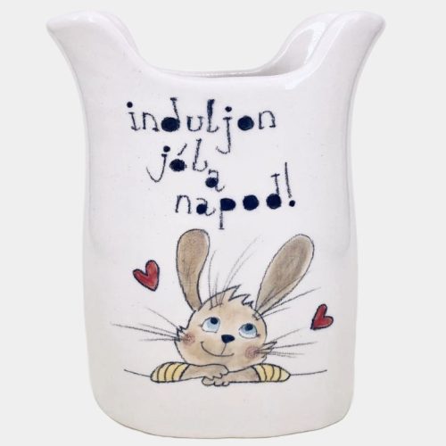 Nyuszis váza - induljon jól a napod!
