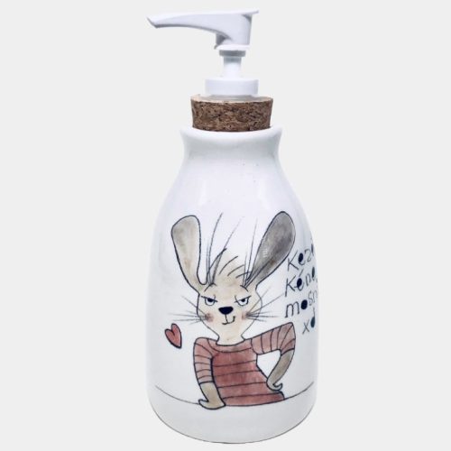 Nyuszis szappanadagoló - kezet kéne mosni! xd