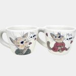 Cicás páros bögre ajándék pároknak