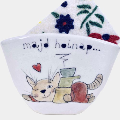 Cicás mosogatószivacs tartó - majd holnap...