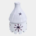 Virágos füstölőtartó házikó