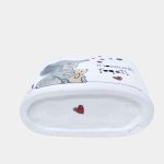 Elefántos-nyuszis fogkefetartó 3 lyukú - mossunk fogat!